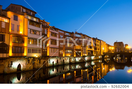 View of Castres at dusk View of Castres at dusk 92682004