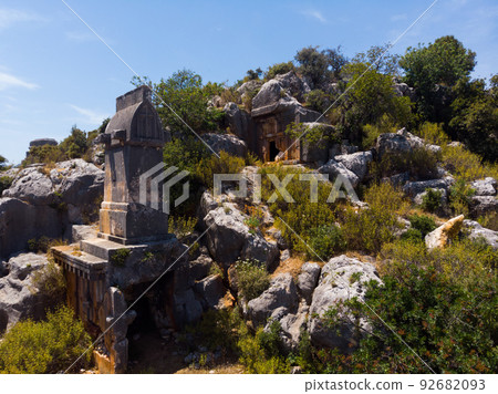 Tombs of Soura, excavation site in Antalya, Turkey Tombs of Soura, excavation site in Antalya, Turkey 92682093