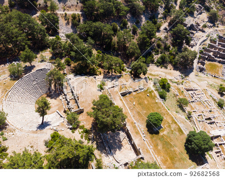 Bird's eye view of Arykanda, Antalya Province, Turkey Bird's eye view of Arykanda, Antalya Province, Turkey 92682568