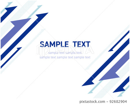 Intersecting arrow background blue Intersecting arrow background blue 92682904