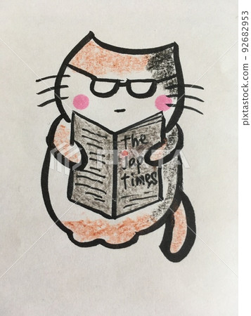 看報紙的知性貓 92682953