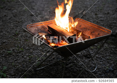 Bonfire at the camp 92684565