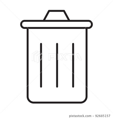 trash can icon vector for graphic design, logo, website, social media, mobile app, UI illustration trash can icon vector for graphic design, logo, website, social media, mobile app, UI illustration 92685157