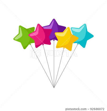 Balloon isolated on white background - Stock Illustration [92686072 ...