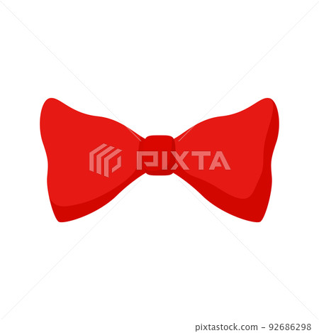 Bow Tie isolated on white background - Stock Illustration [92686298 ...