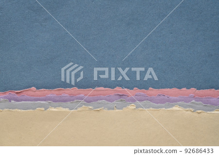 abstract landscape in blue and pink pastel tones abstract landscape in blue and pink pastel tones 92686433