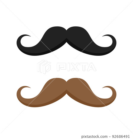 Mustache isolated on white background Mustache isolated on white background 92686491