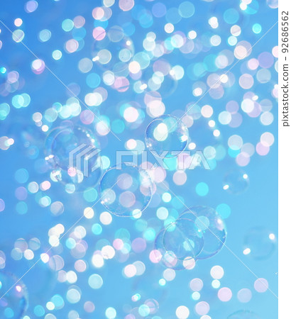 The sky reflected diffusely with soap bubbles The sky reflected diffusely with soap bubbles 92686562