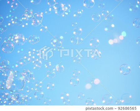 Soap bubbles Diffuse reflecting sky 92686565