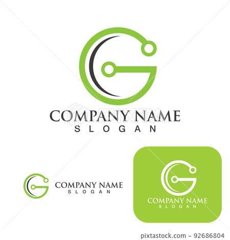 G Letter vector illustration icon G Letter vector illustration icon 92686804
