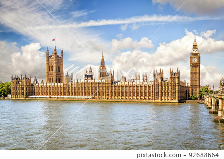 Palace of Westminster in London 92688664