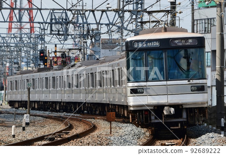 Tokyo Subway Hibiya Line 03 Series Tobu Isesaki Line Tobu Dobutsu Koen - Himemiya Tokyo Subway Hibiya Line 03 Series Tobu Isesaki Line Tobu Dobutsu Koen - Himemiya 92689222