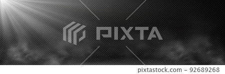 Overlay effect of white light ray, fog and dust 92689268