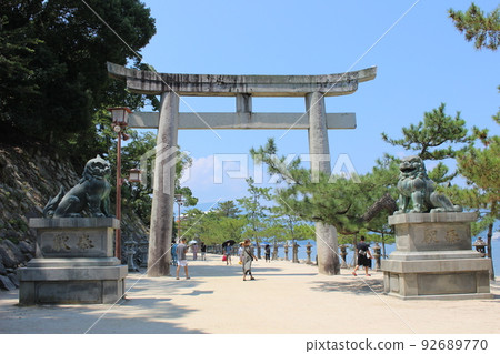 Torii of Itsukushima Shrine 1 Torii of Itsukushima Shrine 1 92689770