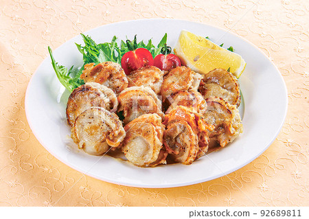 煮扇貝圖片 92689811