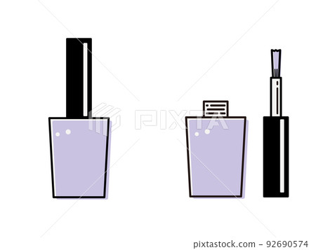 簡單的修指甲插圖_薰衣草 92690574