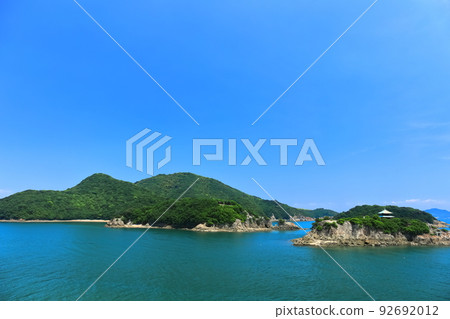 [廣島縣]鞆之浦弁天島天氣晴朗 92692012