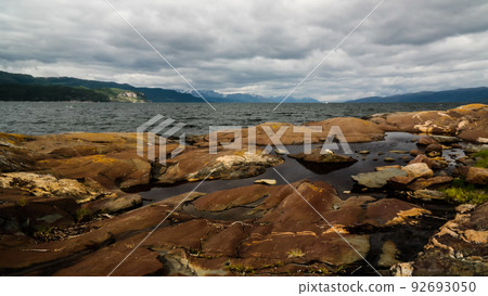 Panoramic view to Altafjorden, finnmark, Norway Panoramic view to Altafjorden, finnmark, Norway 92693050