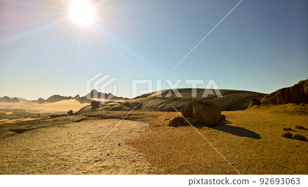 Boulder landscape near Djanet, Tassili, Algeria Boulder landscape near Djanet, Tassili, Algeria 92693063