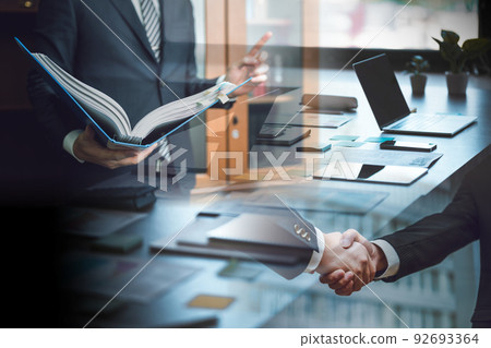 Handshake, handshake, handshaking 92693364