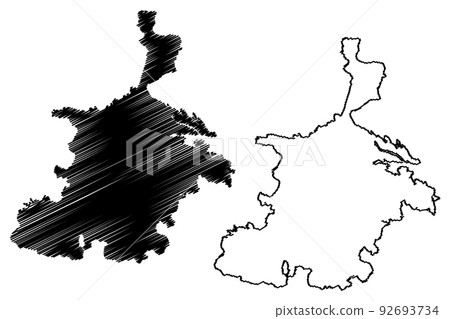 Barra island (United Kingdom of Great Britain and Northern Ireland, Scotland, Outer Hebrides) map vector illustration, scribble sketch Isle of Barra map Barra island (United Kingdom of Great Britain and Northern Ireland, Scotland, Outer Hebrides) map vector illustration, scribble sketch Isle of Barra map 92693734