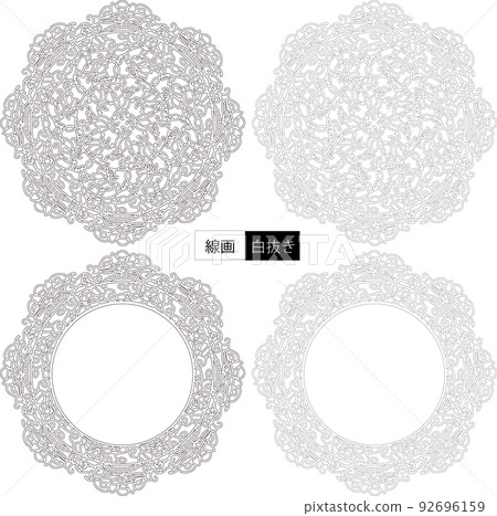 Flower decoration pattern Flower decoration pattern 92696159