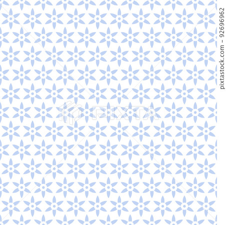 Abstract Blue Seamless Floral Pattern and Texture. 92696962