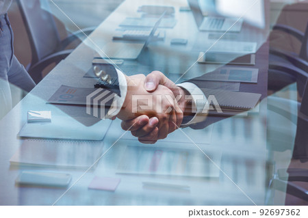 business man, Handshake, handshake 92697362
