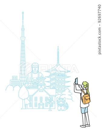 tourist travel woman 92697740