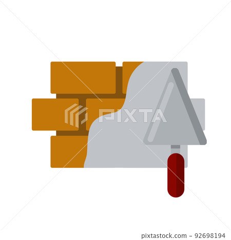 Brick wall. Element of building construction 92698194