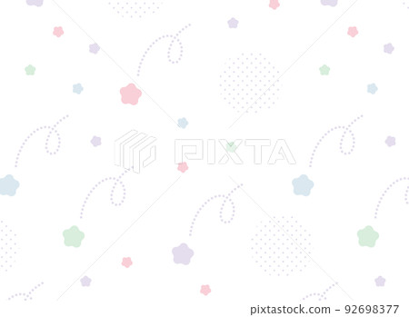 Cute shooting star colorful seamless pattern 92698377