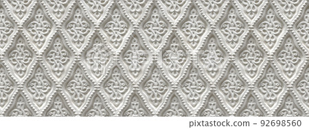patterns on a white stone 92698560
