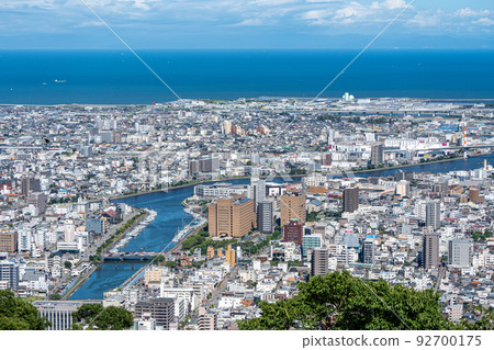 [Tokushima] View from near the summit of Mt. Bizan 92700175