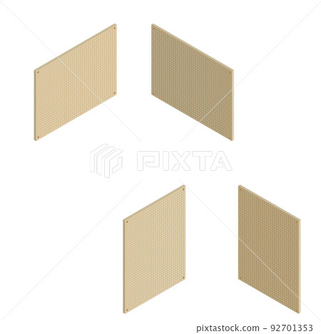 Flexible mounting plate isometric set Flexible mounting plate isometric set 92701353