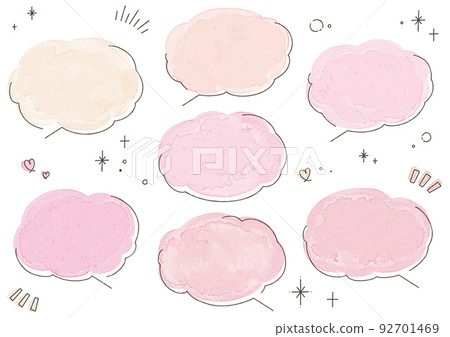 蓬鬆水彩泡泡紅版 蓬鬆水彩泡泡紅版 92701469