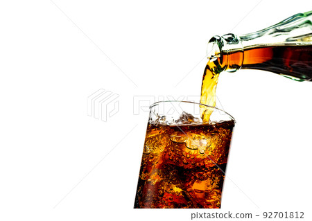 The moment you pour the cola 92701812