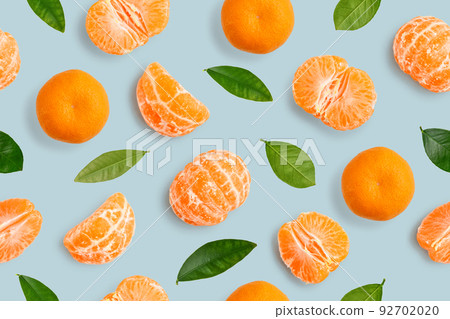 Seamless Pattern of tangerines 92702020