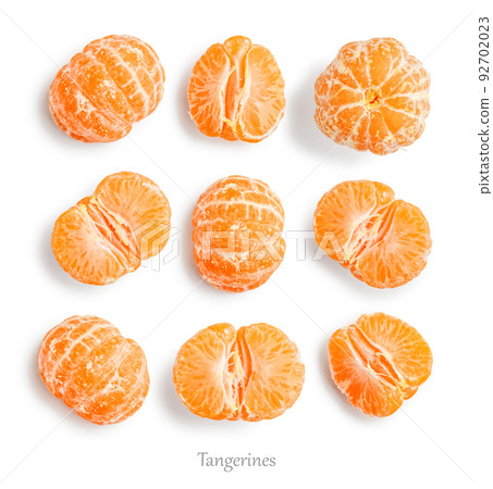 Pattern of  peeled tangerines 92702023