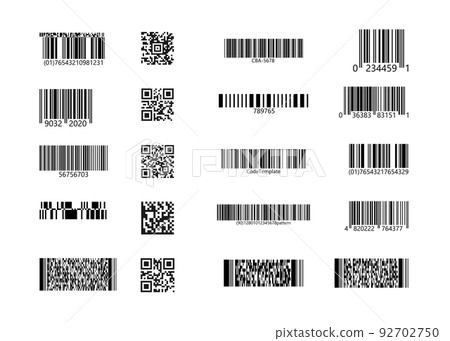 Code stickers on isolated background. Code sample Code stickers on isolated background. Code sample 92702750