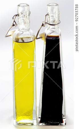 olive oil bottles isolated on white olive oil bottles isolated on white 92703788