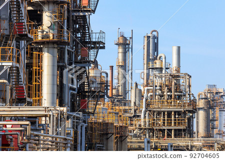 factory plant in industrial zone 92704605