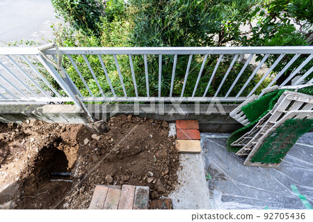 Water pipe work Pipe replacement work Water pipe work Pipe replacement work 92705436