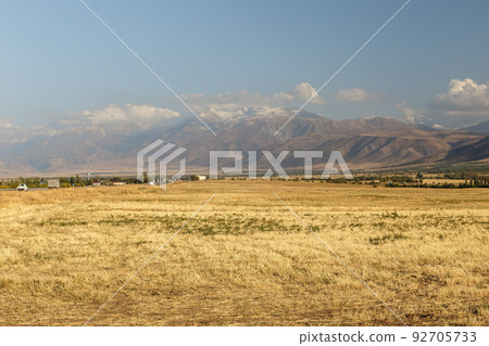 Mountains in Kazakhstan, Aksu-Zhabagly Nature Reserve in Central Asia 92705733