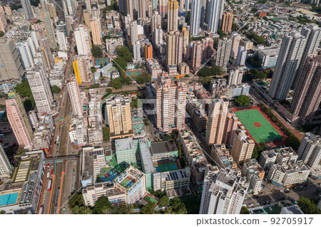 Aerial view of Hong Kong city Aerial view of Hong Kong city 92705917