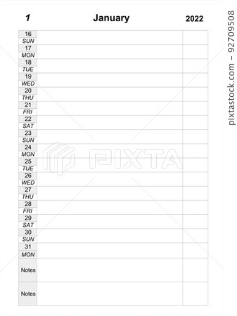 Corporate and business calendar. Planner for february 2022. Schedule for mont 92709508