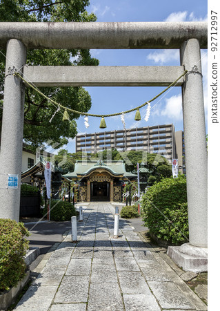 供奉德川賴房的水戶東照宮鳥居[茨城縣水戶市] 92712997