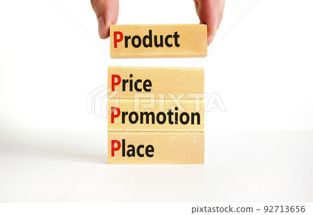 PPPP product price promotion place symbol. Concept words PPPP product price promotion place on wooden blocks on beautiful white background. Business and PPPP product price promotion place concept. PPPP product price promotion place symbol. Concept words PPPP product price promotion place on wooden blocks on beautiful white background. Business and PPPP product price promotion place concept. 92713656