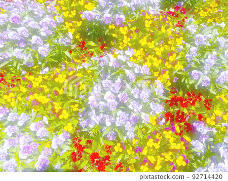 viola flower background material 92714420
