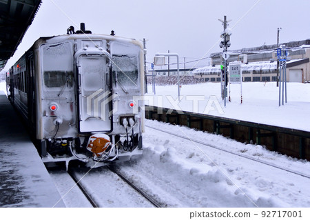 2021年12月北海道旭川站至稚內站的宗谷本線風光 2021年12月北海道旭川站至稚內站的宗谷本線風光 92717001