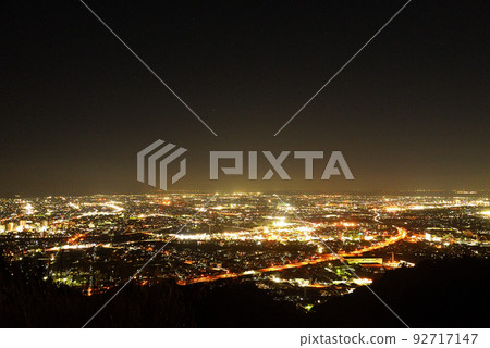 Night view from Fuefuki Dan Park (Yaizu City, Shizuoka Prefecture) 92717147